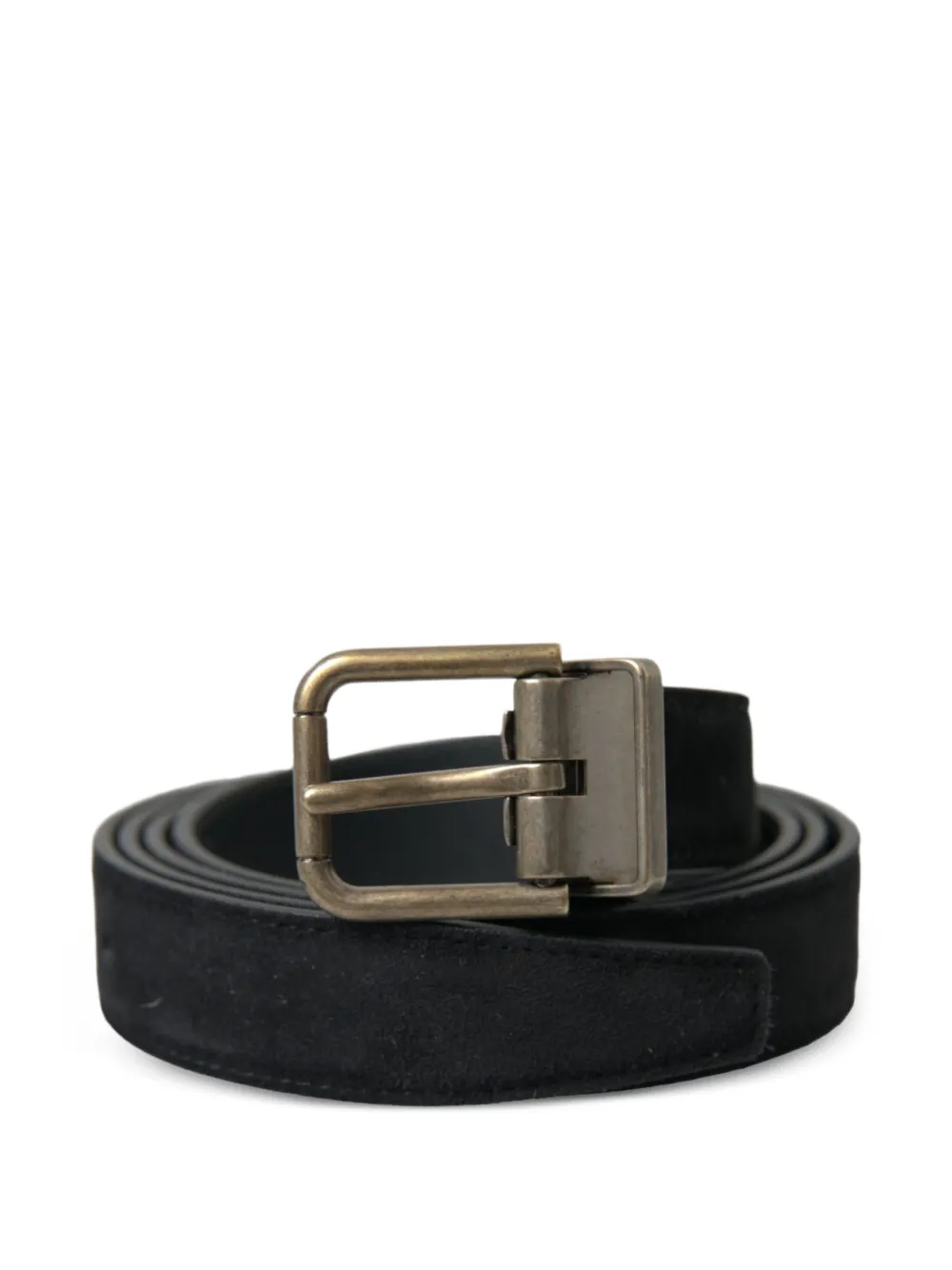 Dolce & Gabbana Suède riem Zwart