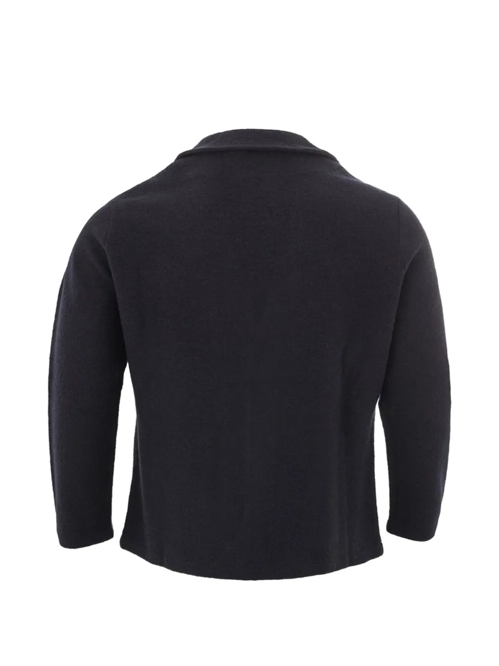 Kangra Vest met opgestikte zak en gekerfde kraag Blauw