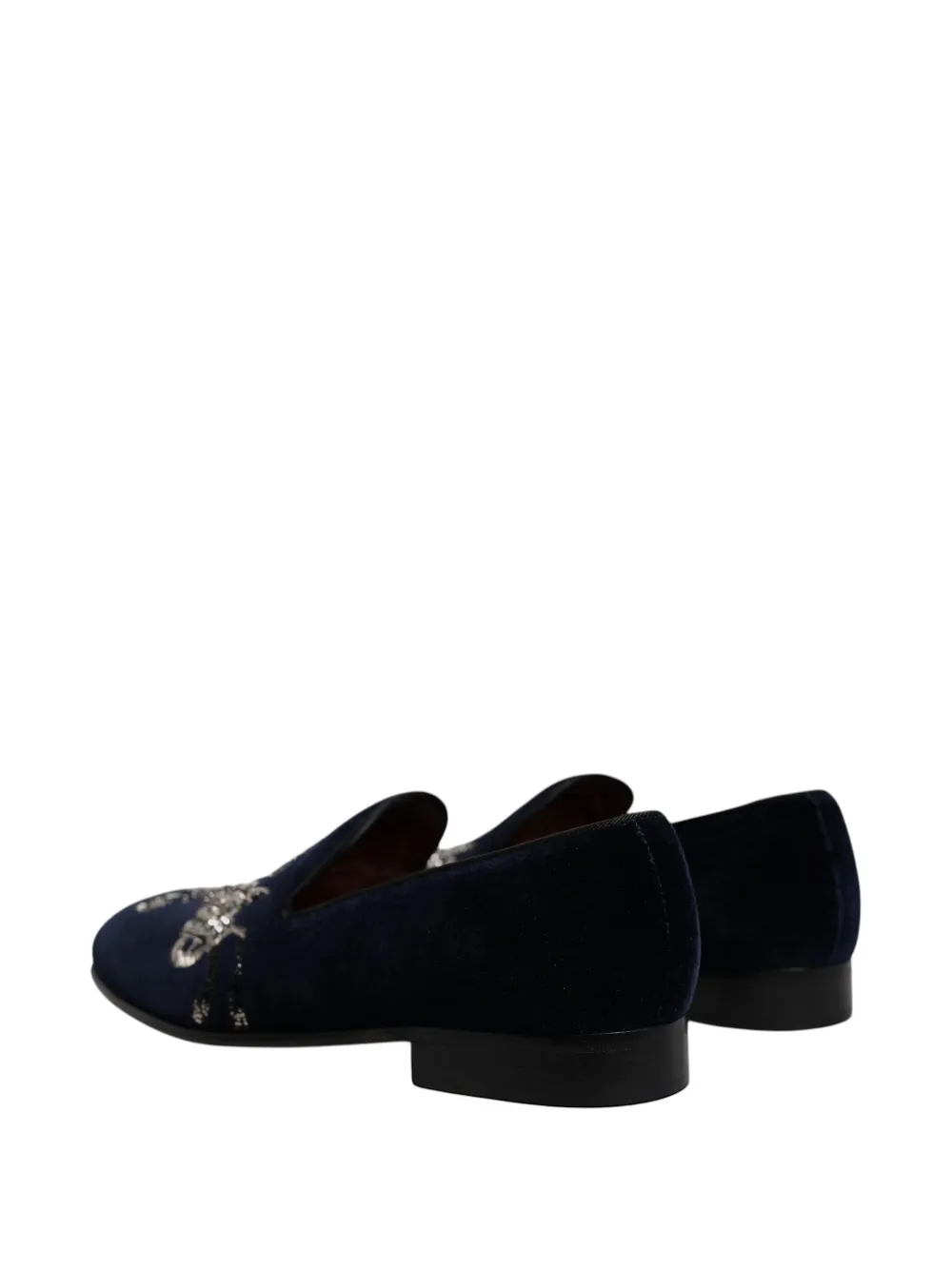 Dolce & Gabbana Loafers met borduurwerk Zwart