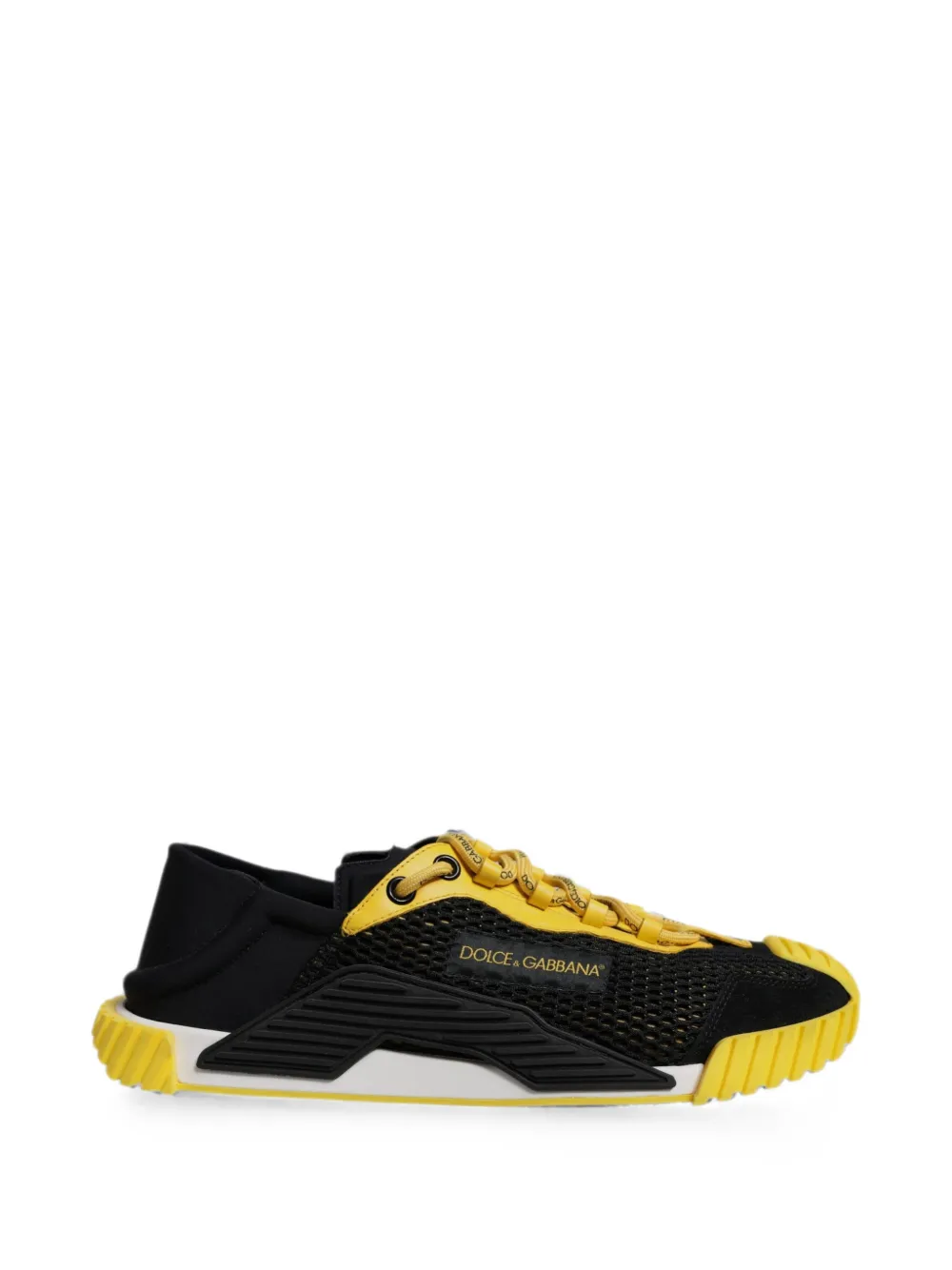 Dolce & Gabbana NS1 mesh-panel sneakers - Nero