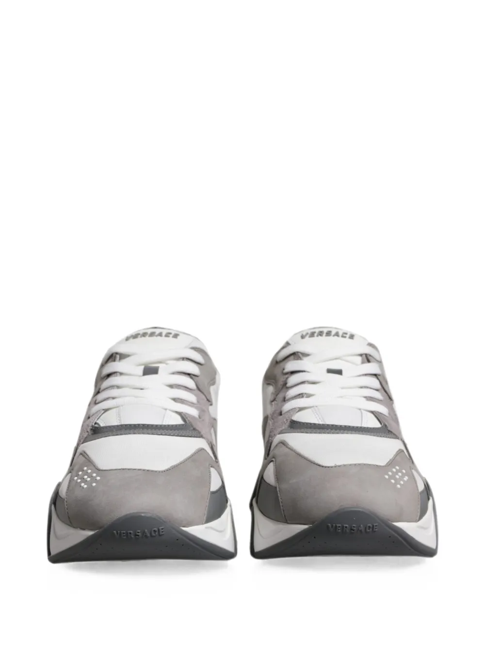 Versace Squalo low-top chunky sneakers Grijs