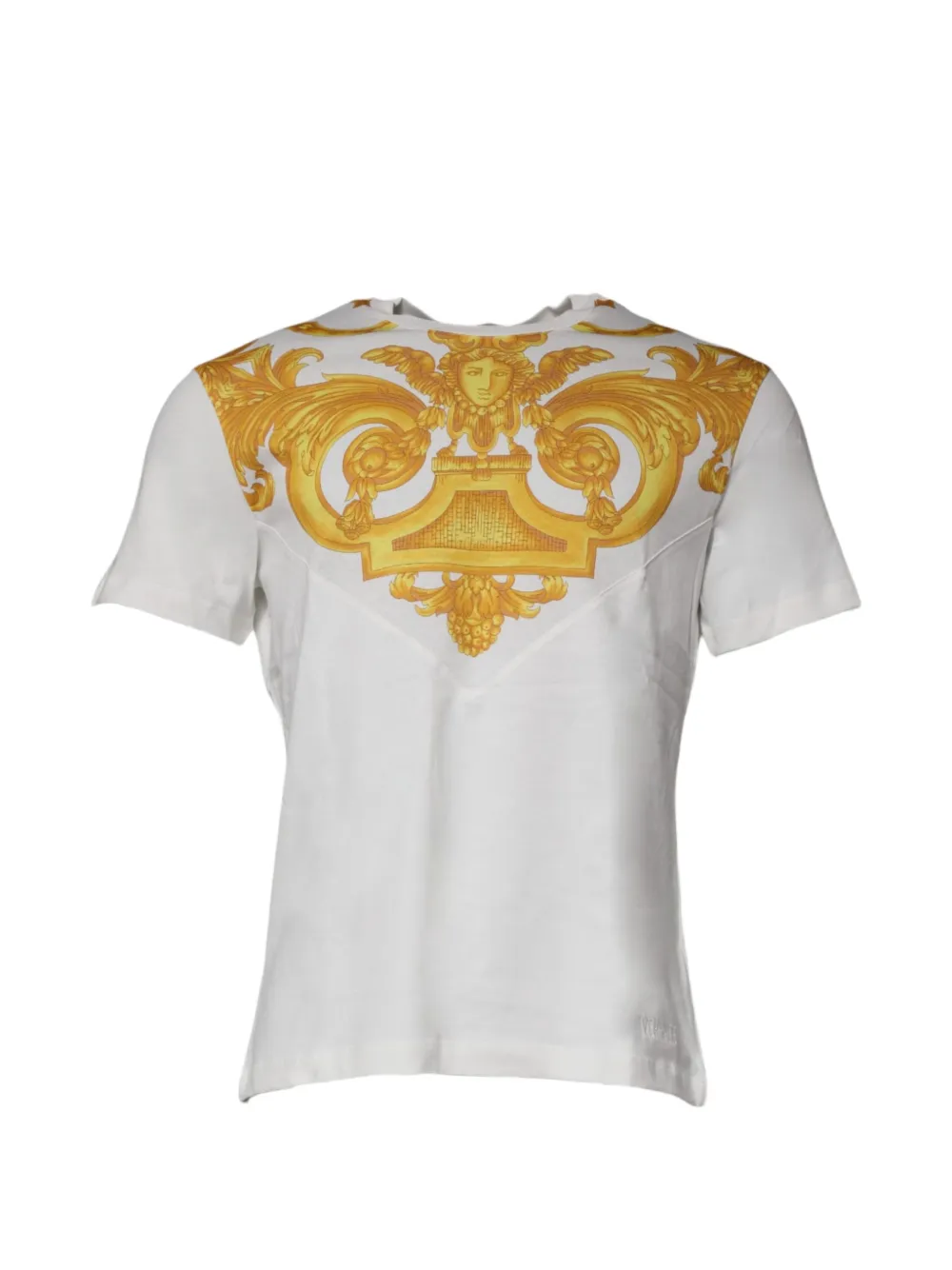 Versace 메두사 헤드 바로코 프린트 티셔츠 | 화이트 | Image 1