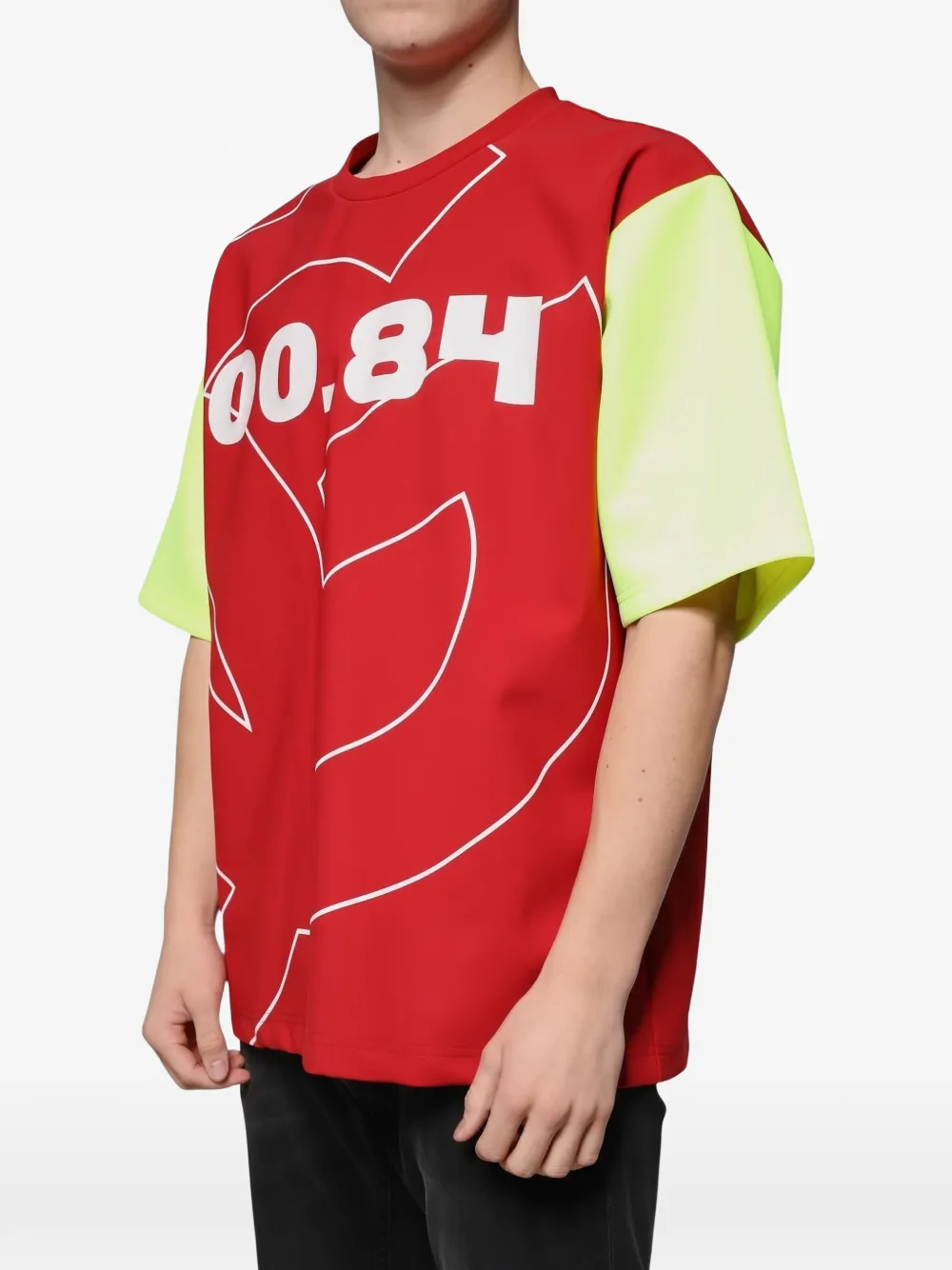 Dolce & Gabbana logo-print cotton T-shirt Rood