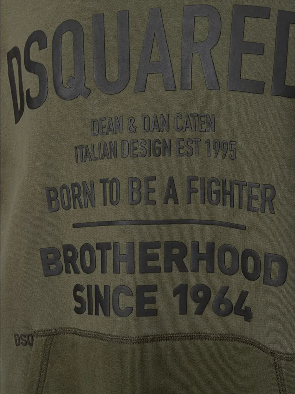 DSQUARED2 graphic-print oversized sweatshirt Groen