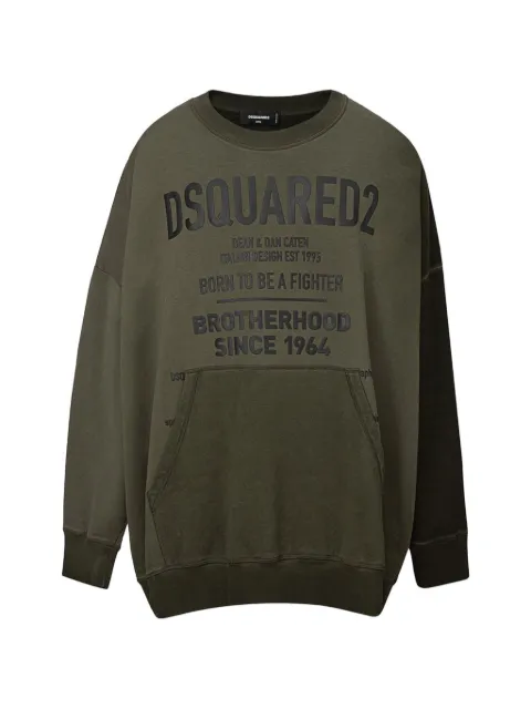 DSQUARED2 graphic-print oversized sweatshirt