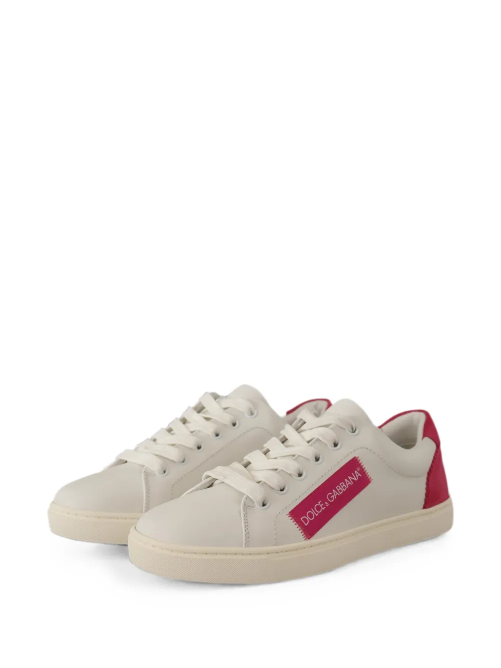 Dolce & Gabbana Sneakers met logopatch Wit