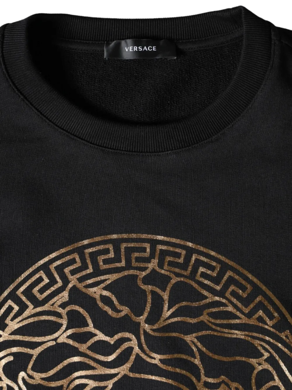 Versace Hoodie met Medusa Greca-print Zwart