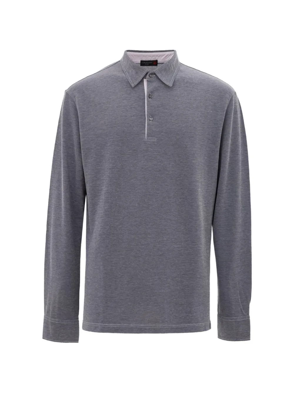 Corneliani long-sleeve polo shirt - Blu