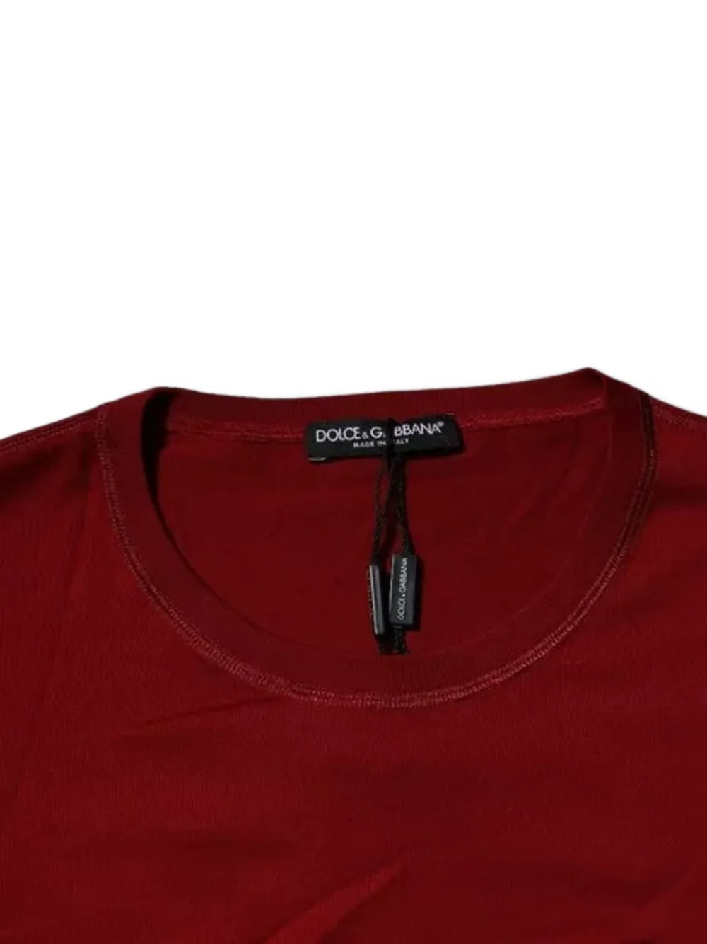 Dolce & Gabbana Katoenen T-shirt met logoprint Rood