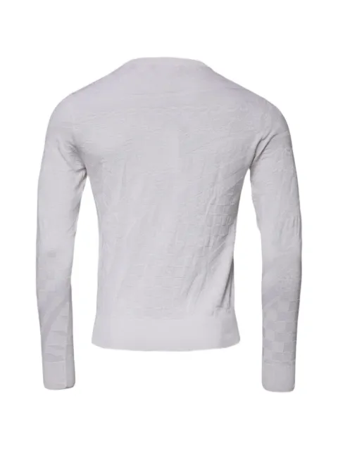 Dolce & Gabbana embossed crew-neck sweater