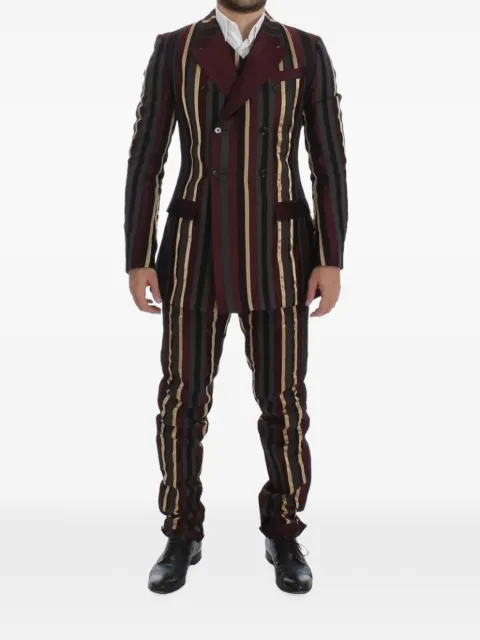 Dolce & Gabbana striped double-breasted suit