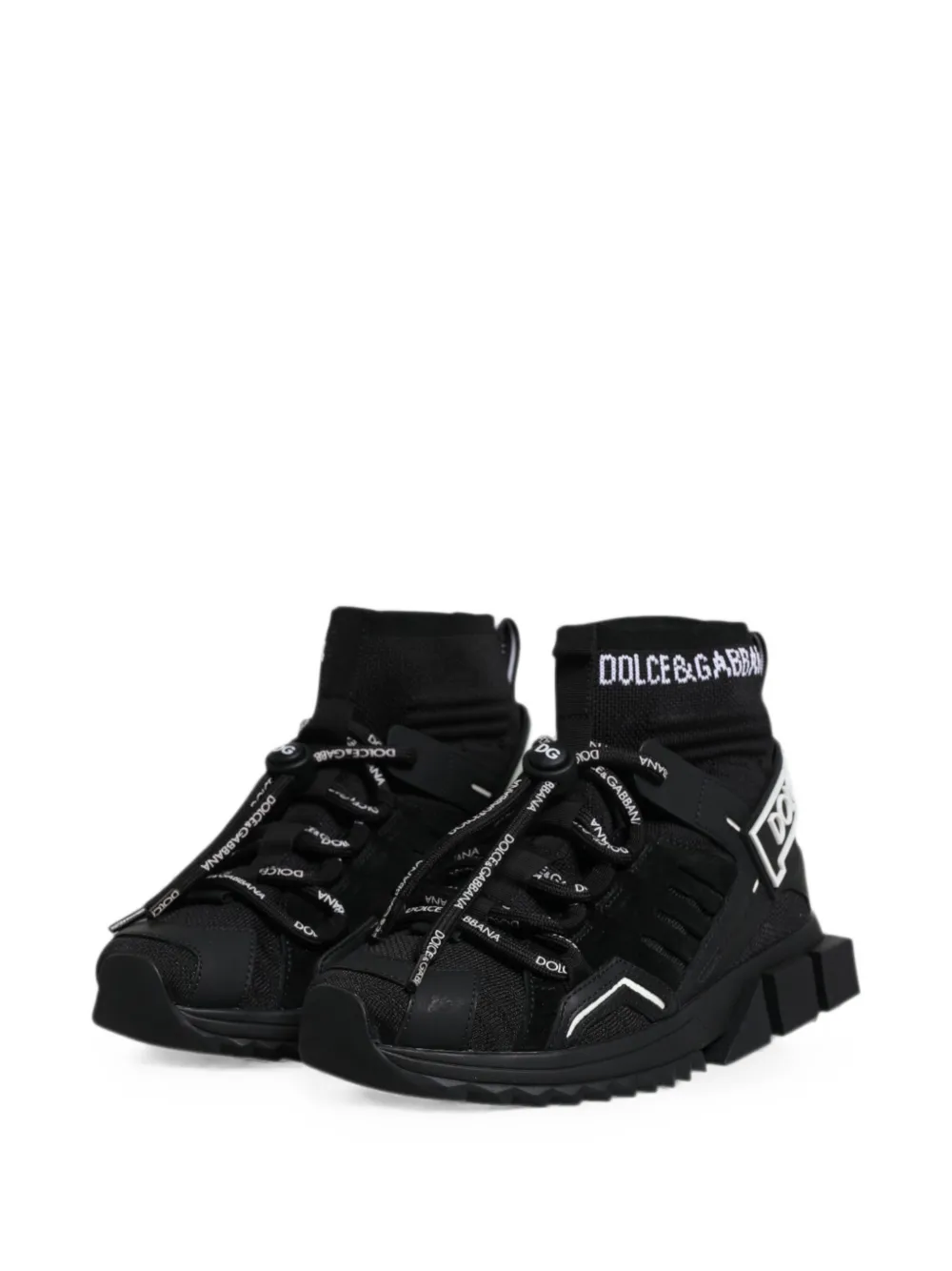 Dolce & Gabbana Sorrento soksneakers Zwart
