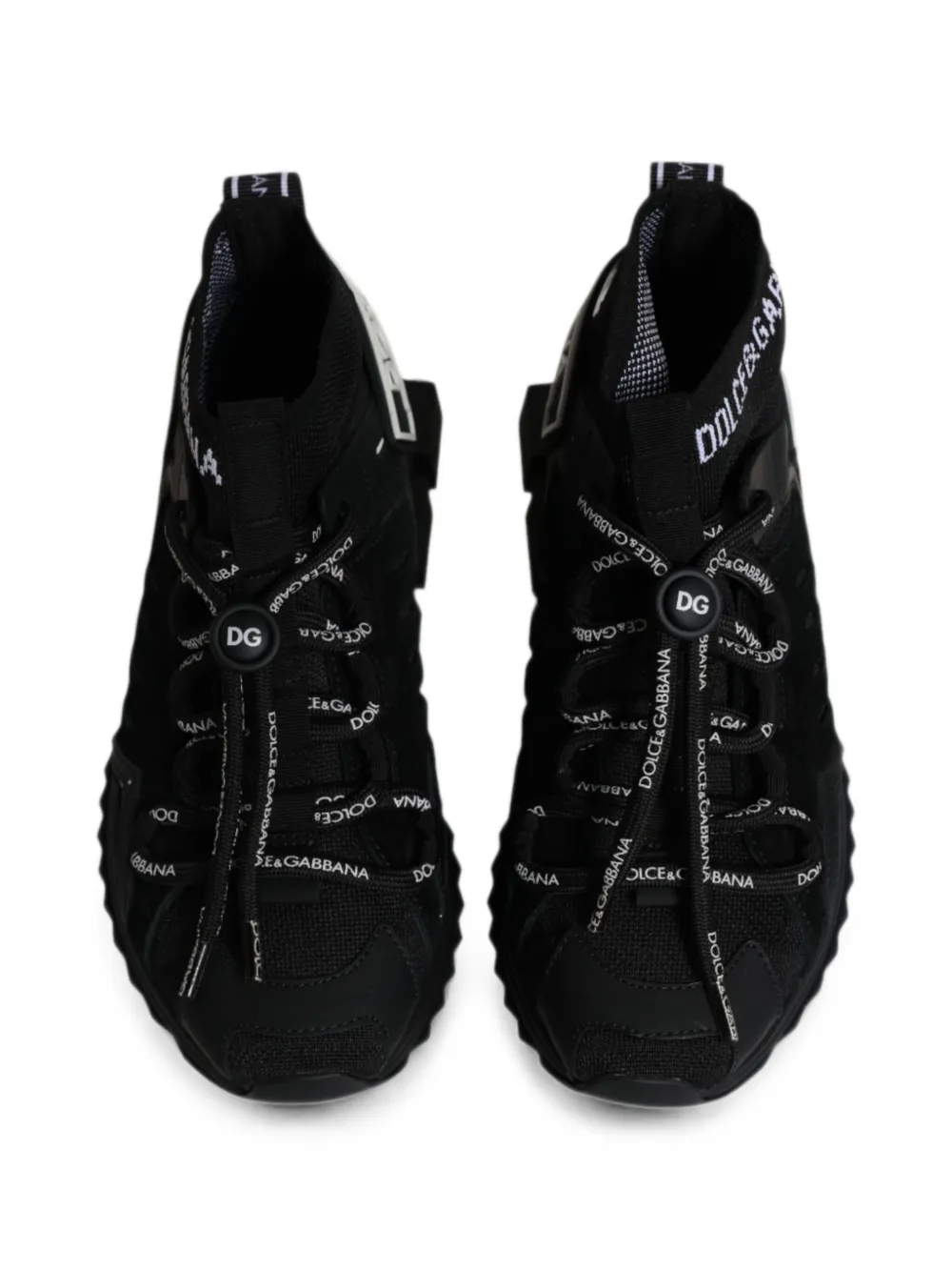 Dolce & Gabbana Sorrento soksneakers Zwart