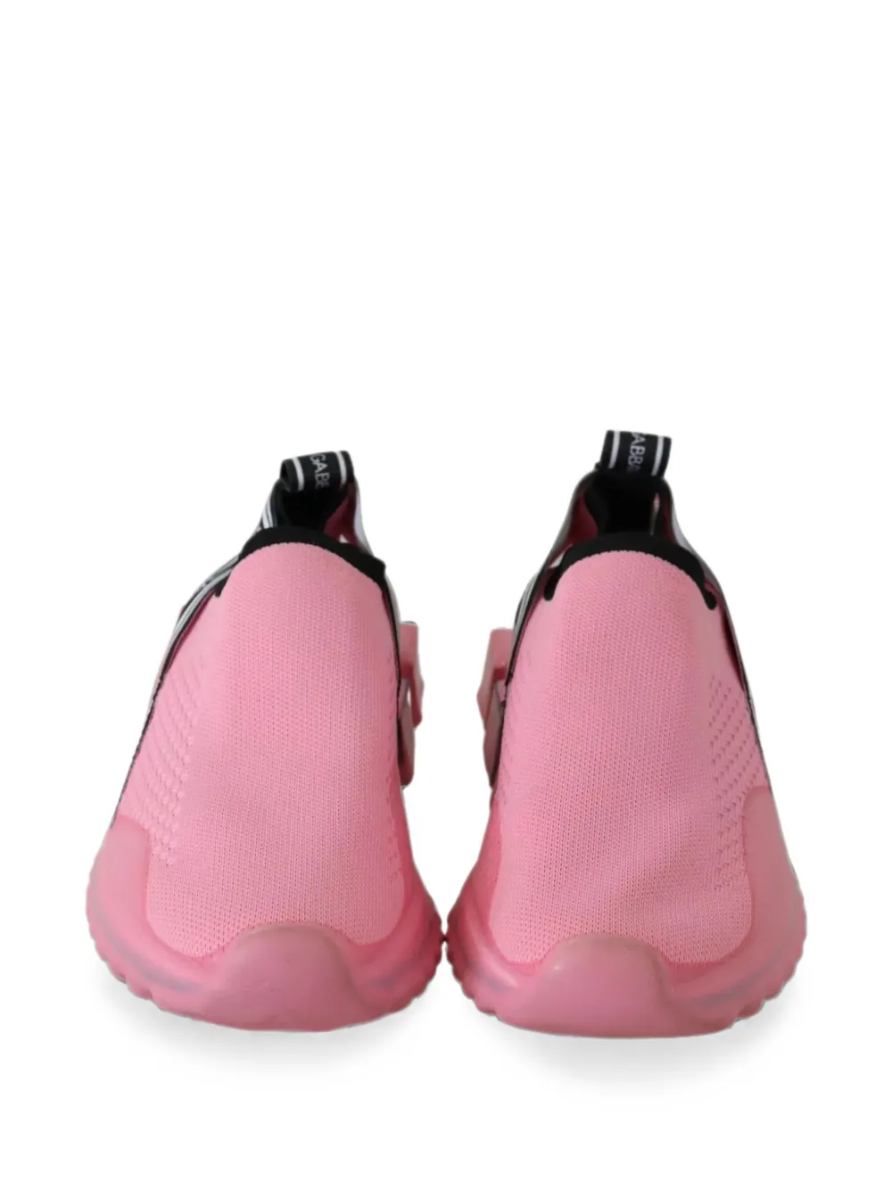 Dolce & Gabbana Sorrento gebreide slip-on sneakers Roze