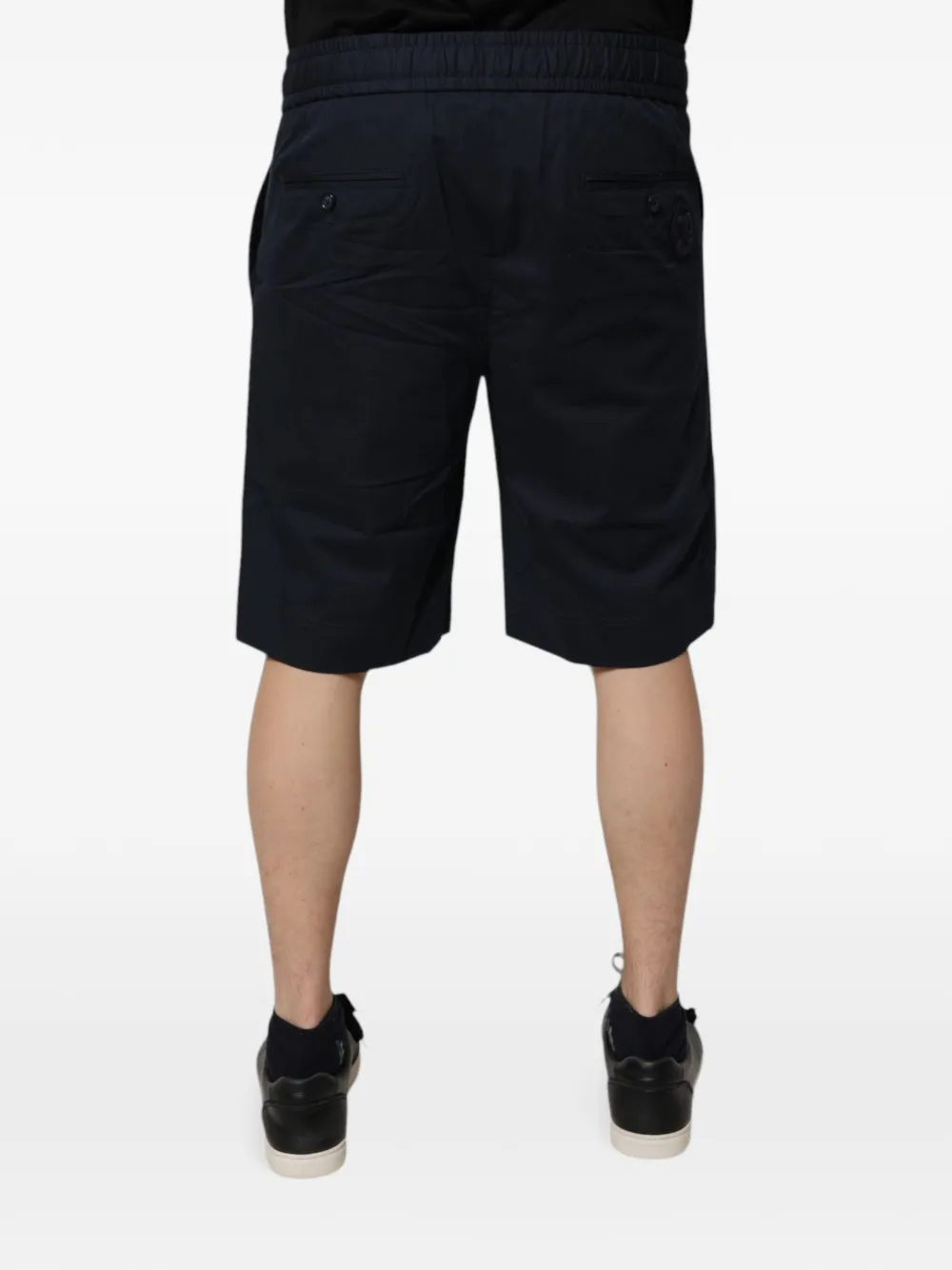 Dolce & Gabbana Shorts met trekkoord en DG-patch Blauw