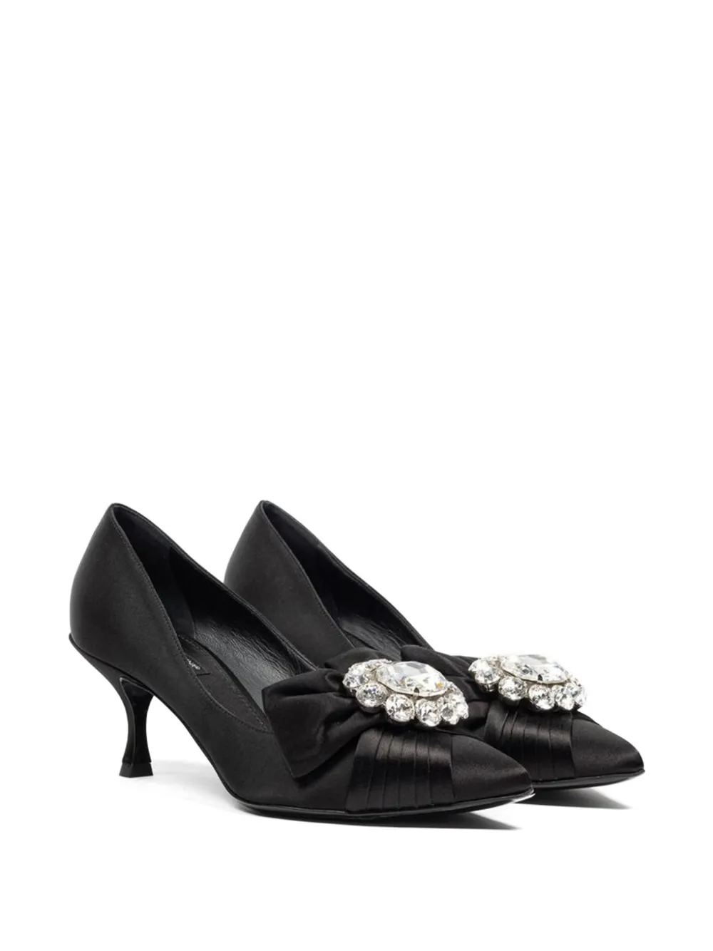 Dolce & Gabbana Pumps verfraaid met kristallen Zwart