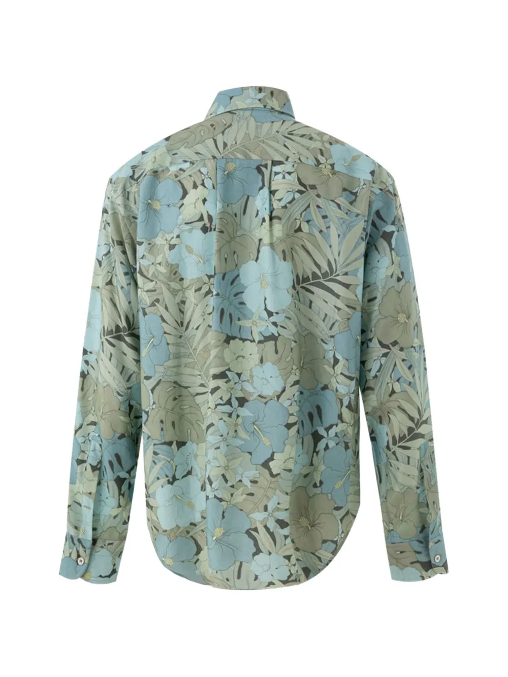 TOM FORD Overhemd met bloemenprint Blauw