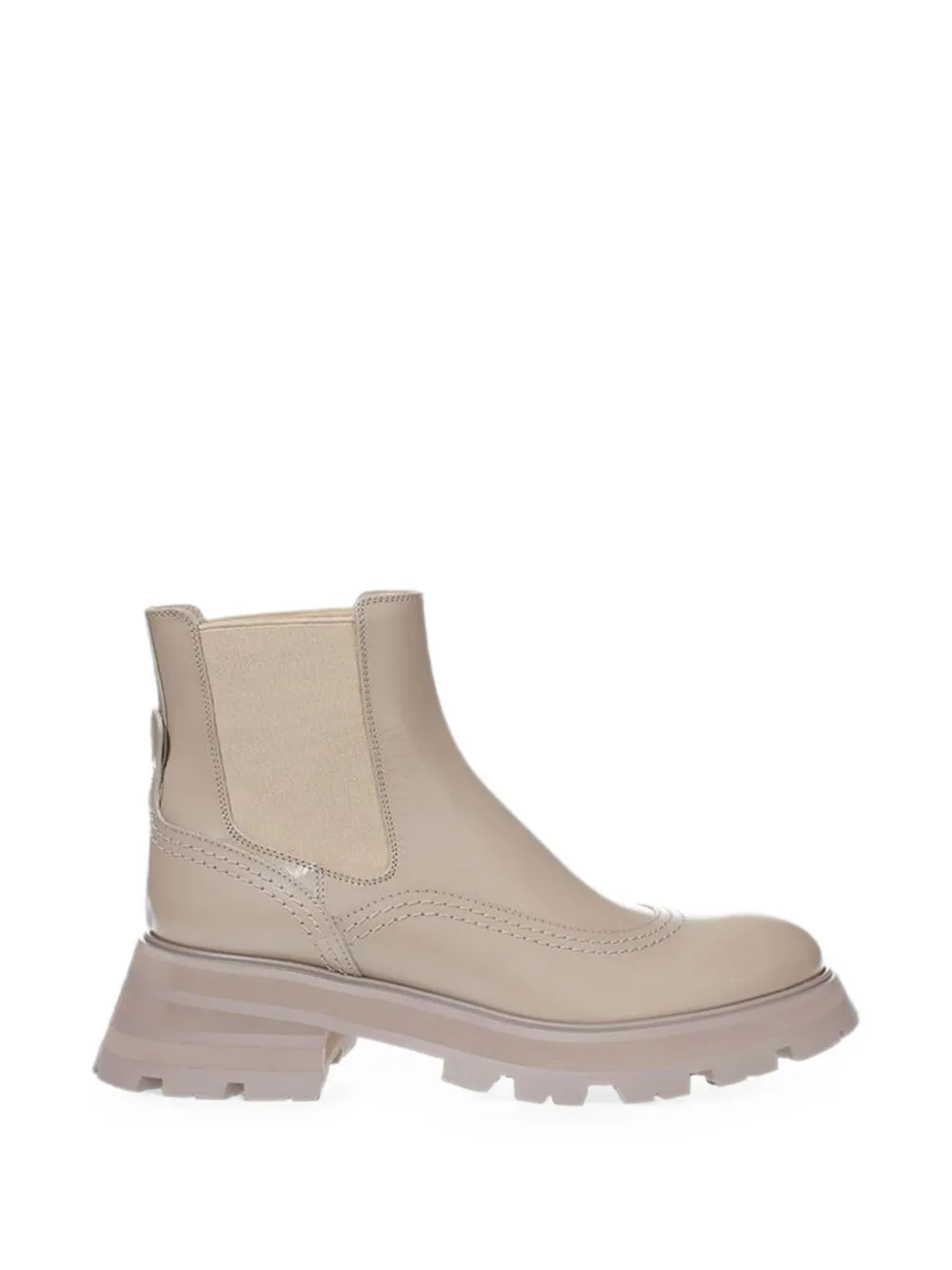 Alexander McQueen brogue-detail chelsea boots - Gris Alexander McQueen brogue-detail chelsea boots - Gris