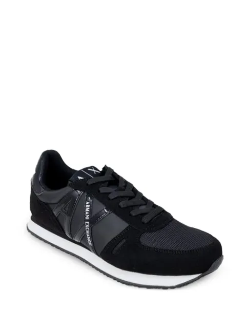 Armani Exchange logo-patch sneakers