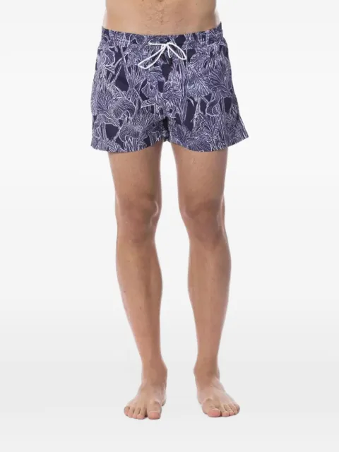Roberto Cavalli floral-print swim shorts