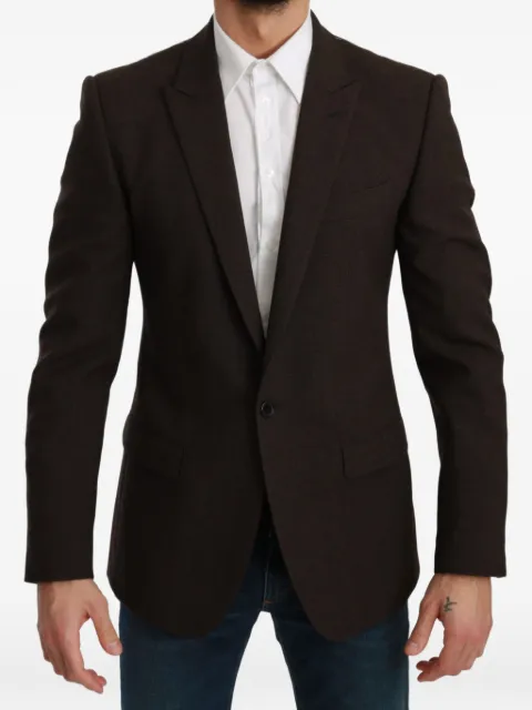 Dolce & Gabbana peaked-lapel single-breasted blazer