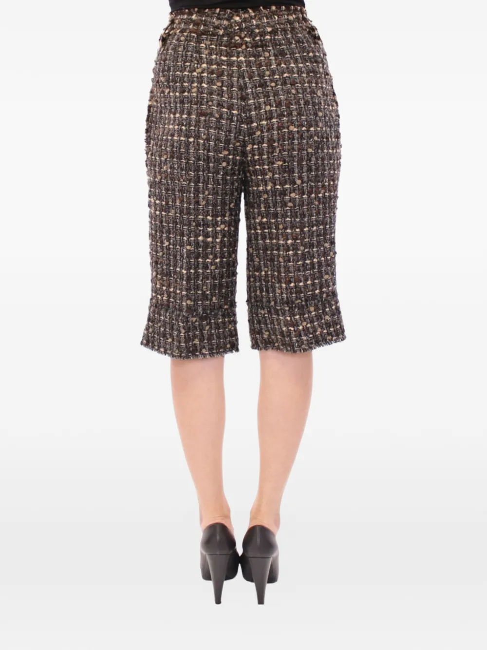 Dolce & Gabbana Tweed shorts Zwart