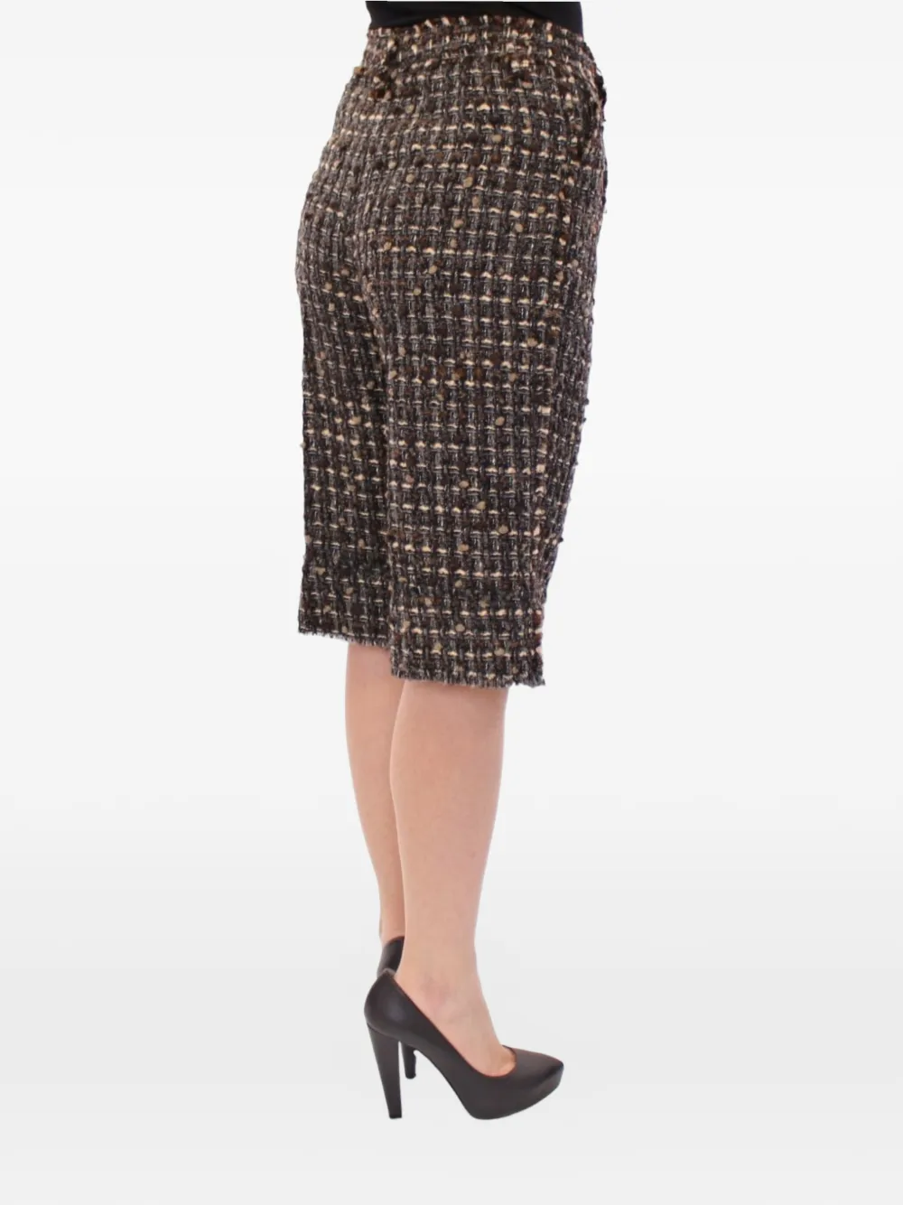 Dolce & Gabbana Tweed shorts Zwart