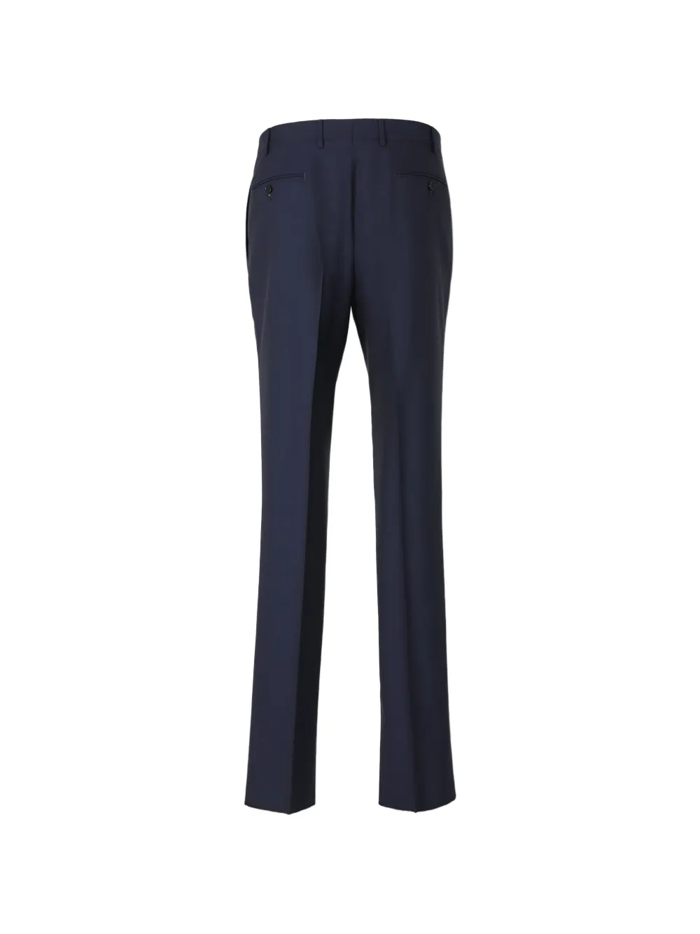 Canali Wollen plooibroek Blauw