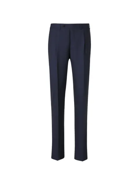 Canali pleated wool trousers