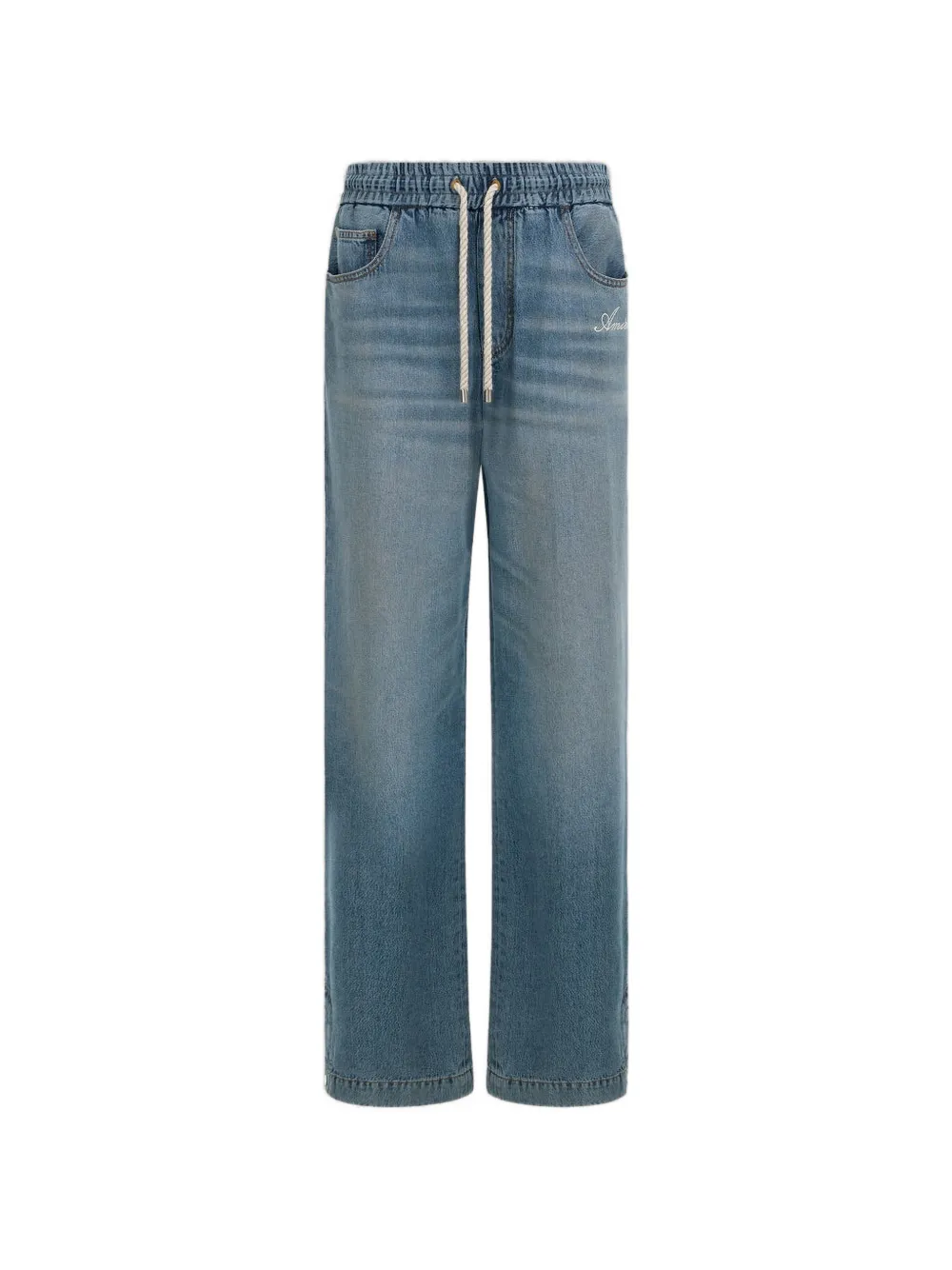 AMIRI Baggy jeans met trekkoord Blauw