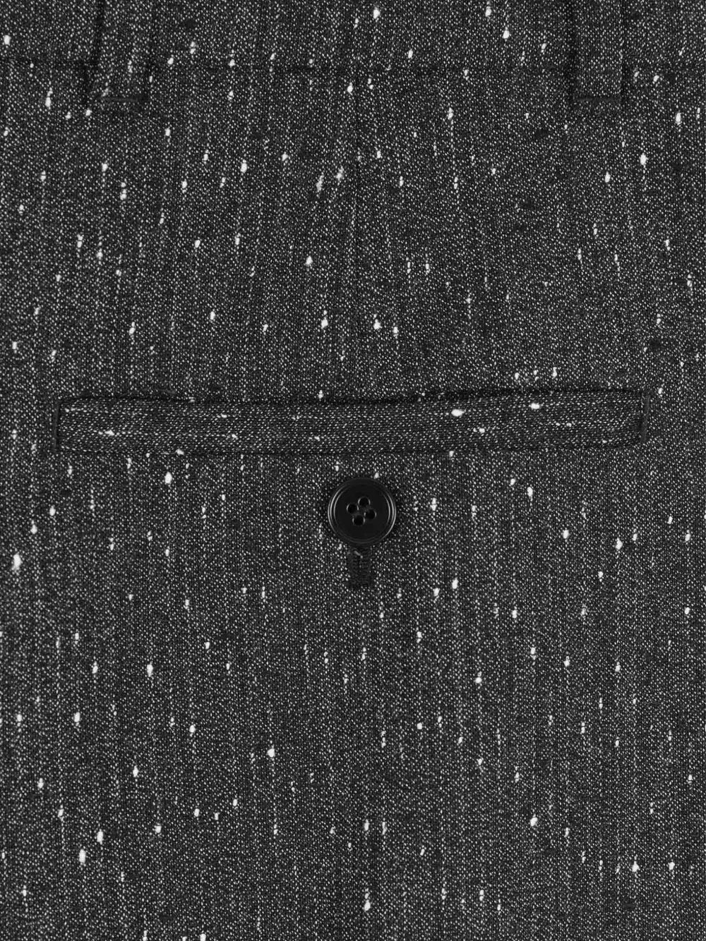 Alexander McQueen Pantalon met gespikkeld effect Grijs