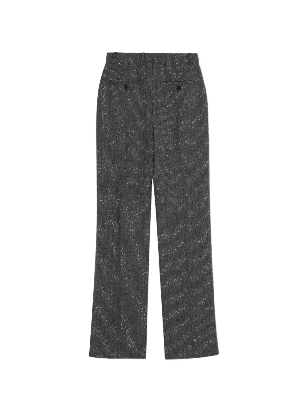 Alexander McQueen Pantalon met gespikkeld effect Grijs