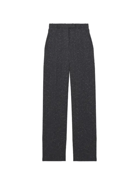 Alexander McQueen pantalones de vestir con efecto moteado