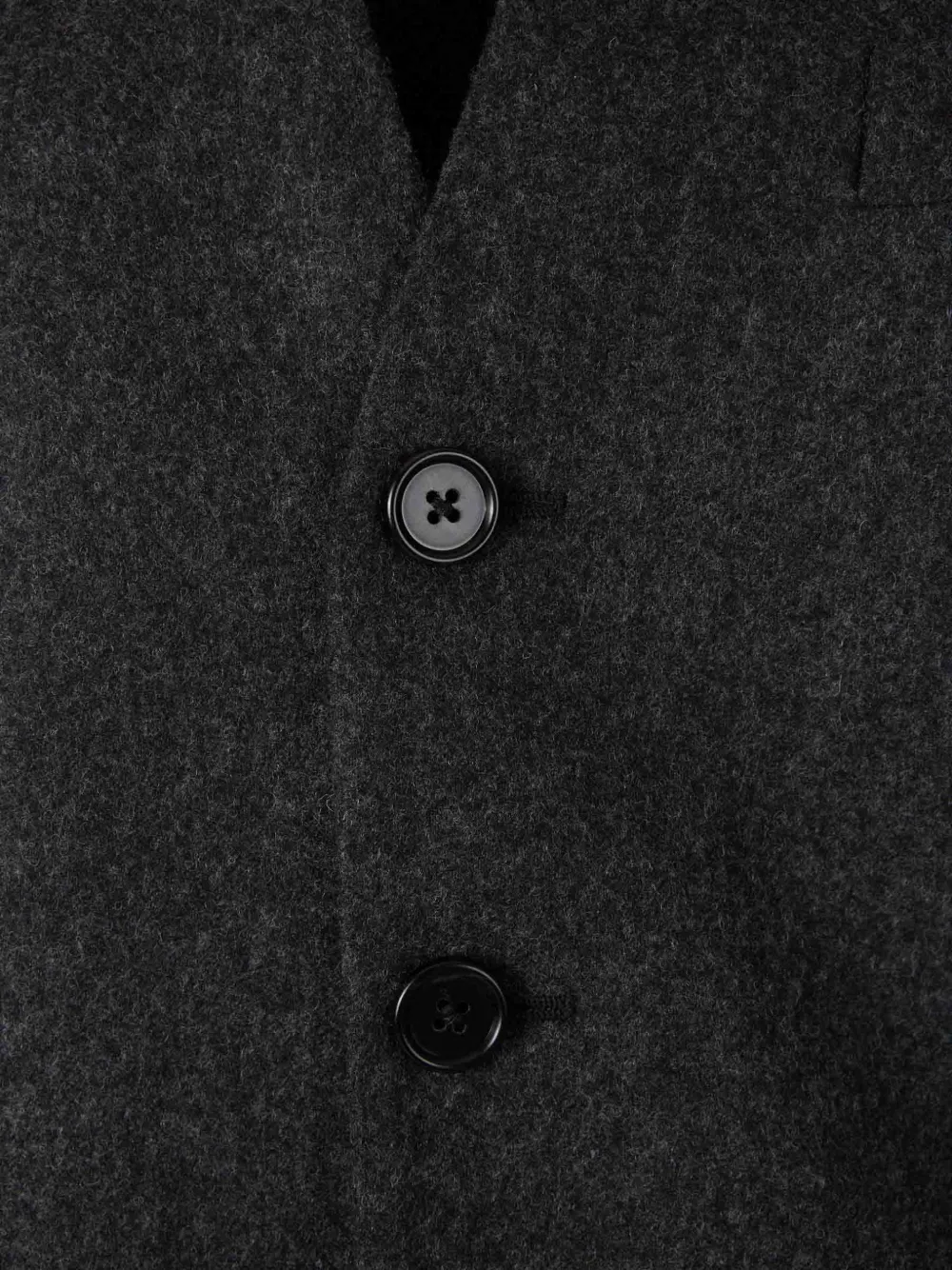 Jil Sander Kraagloze wollen blazer Grijs