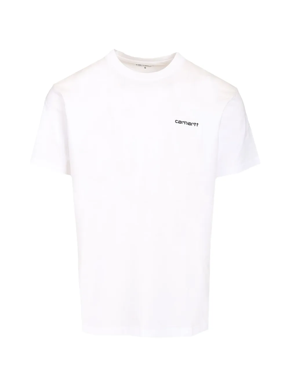 Carhartt WIP T-shirt Script con ricamo - Bianco