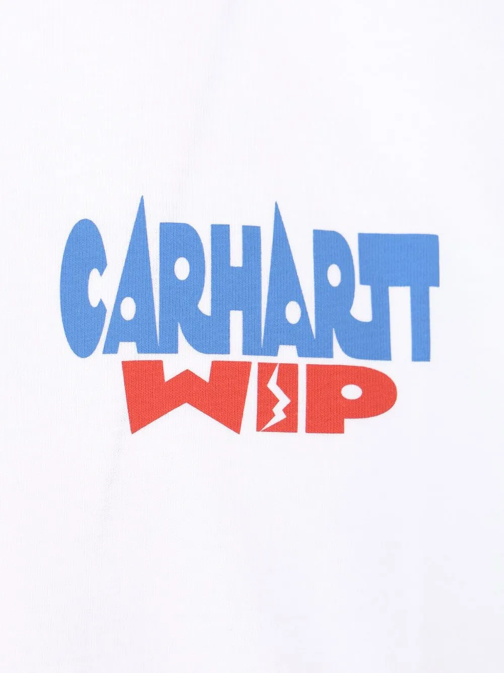 Carhartt WIP Luggage Label grafische print katoenen T-shirt Wit