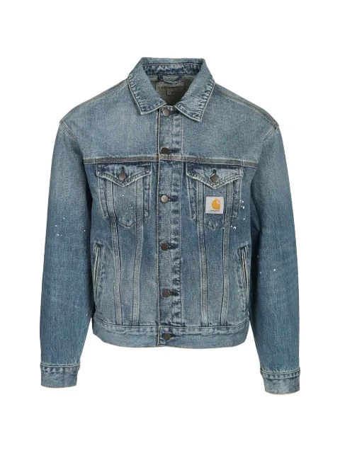 Carhartt WIP Helston paint-splatter denim jacket
