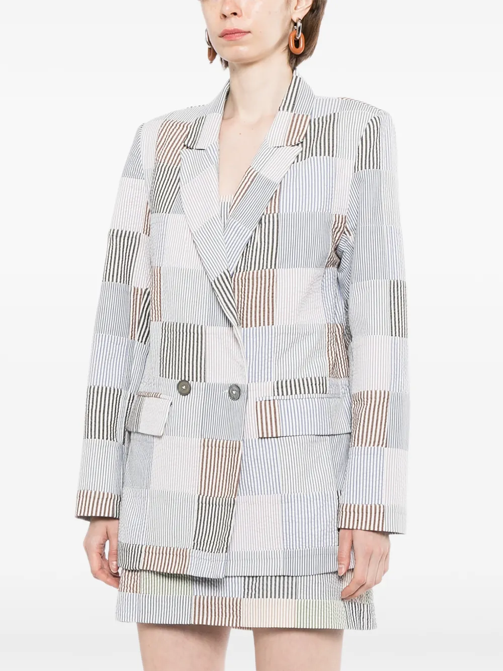 Cynthia Rowley Millie blazer Blauw