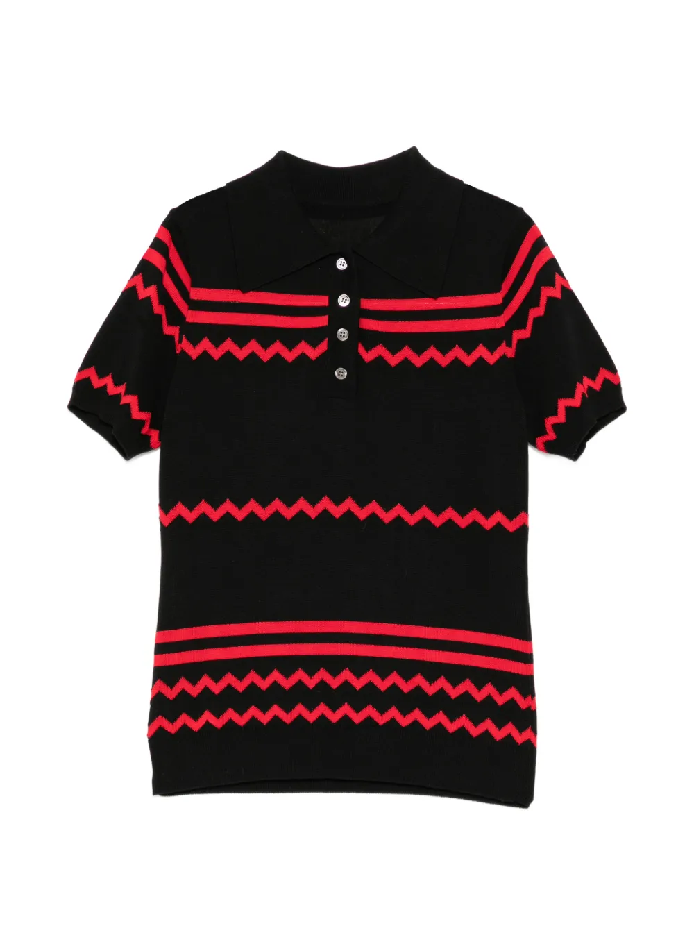 Cynthia Rowley Polo crop Ziggy - Nero