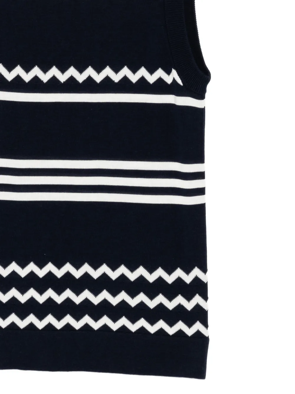 Cynthia Rowley Ziggy gebreide tanktop Blauw