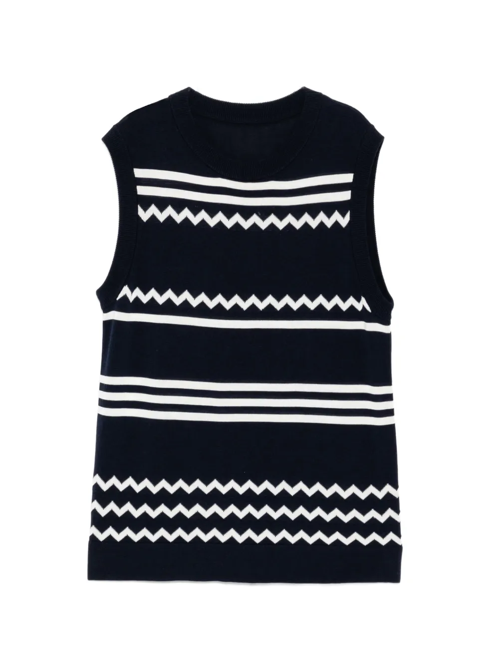 Cynthia Rowley Ziggy Knit Tank Top In Black