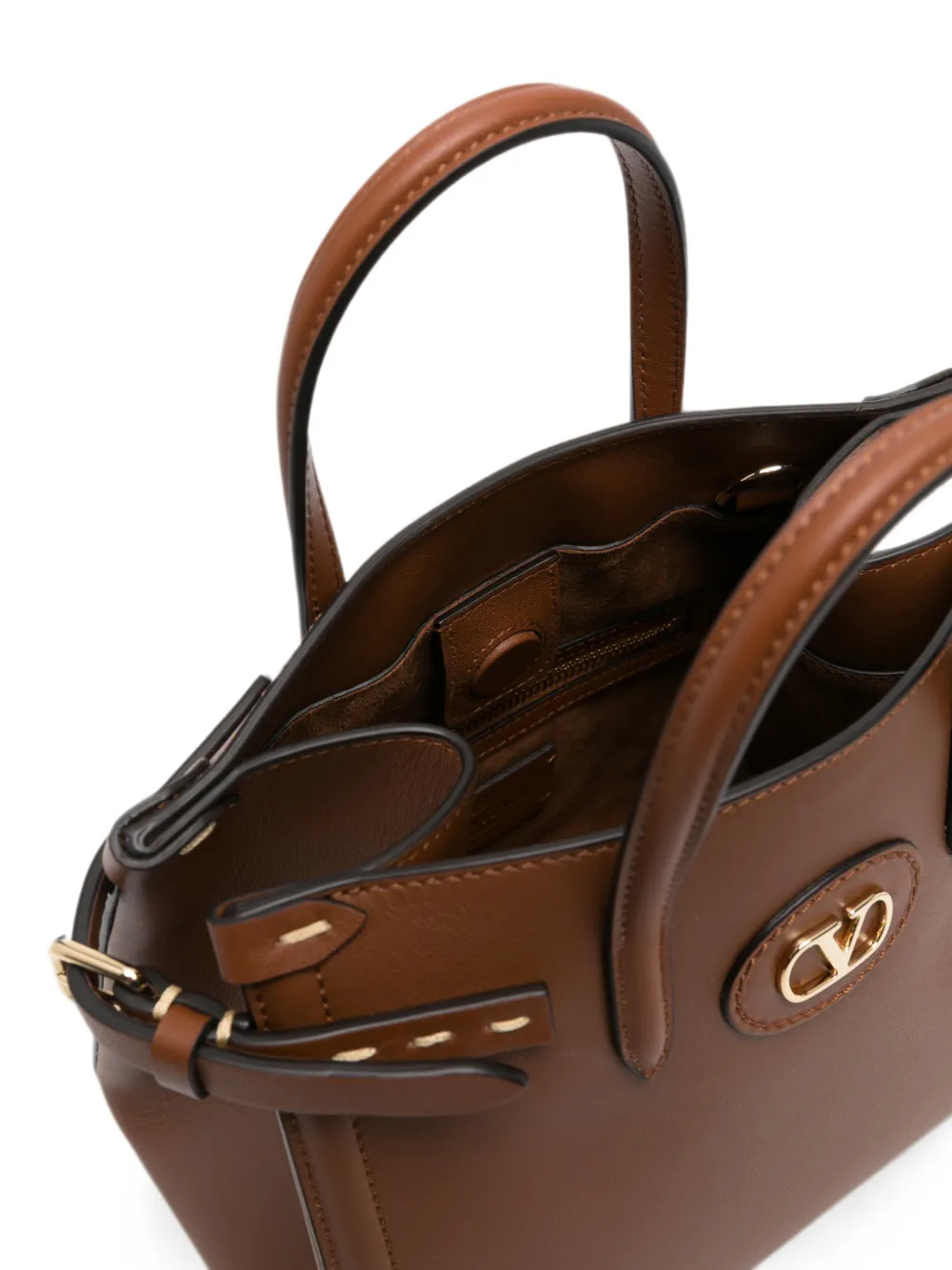 Valentino Garavani VLogo leren heuptas Bruin