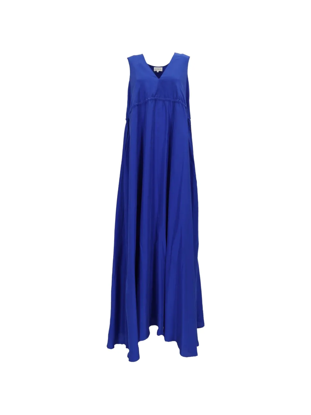 P.A.R.O.S.H. V-neck silk maxi dress - Blu