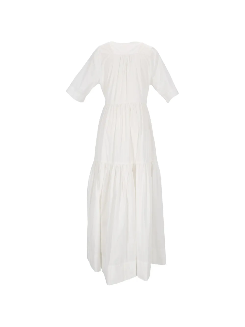 P.A.R.O.S.H. Gelaagde maxi-jurk Wit
