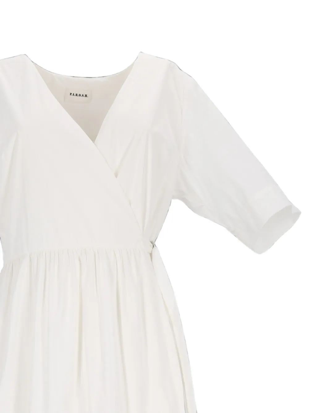 P.A.R.O.S.H. Gelaagde maxi-jurk Wit