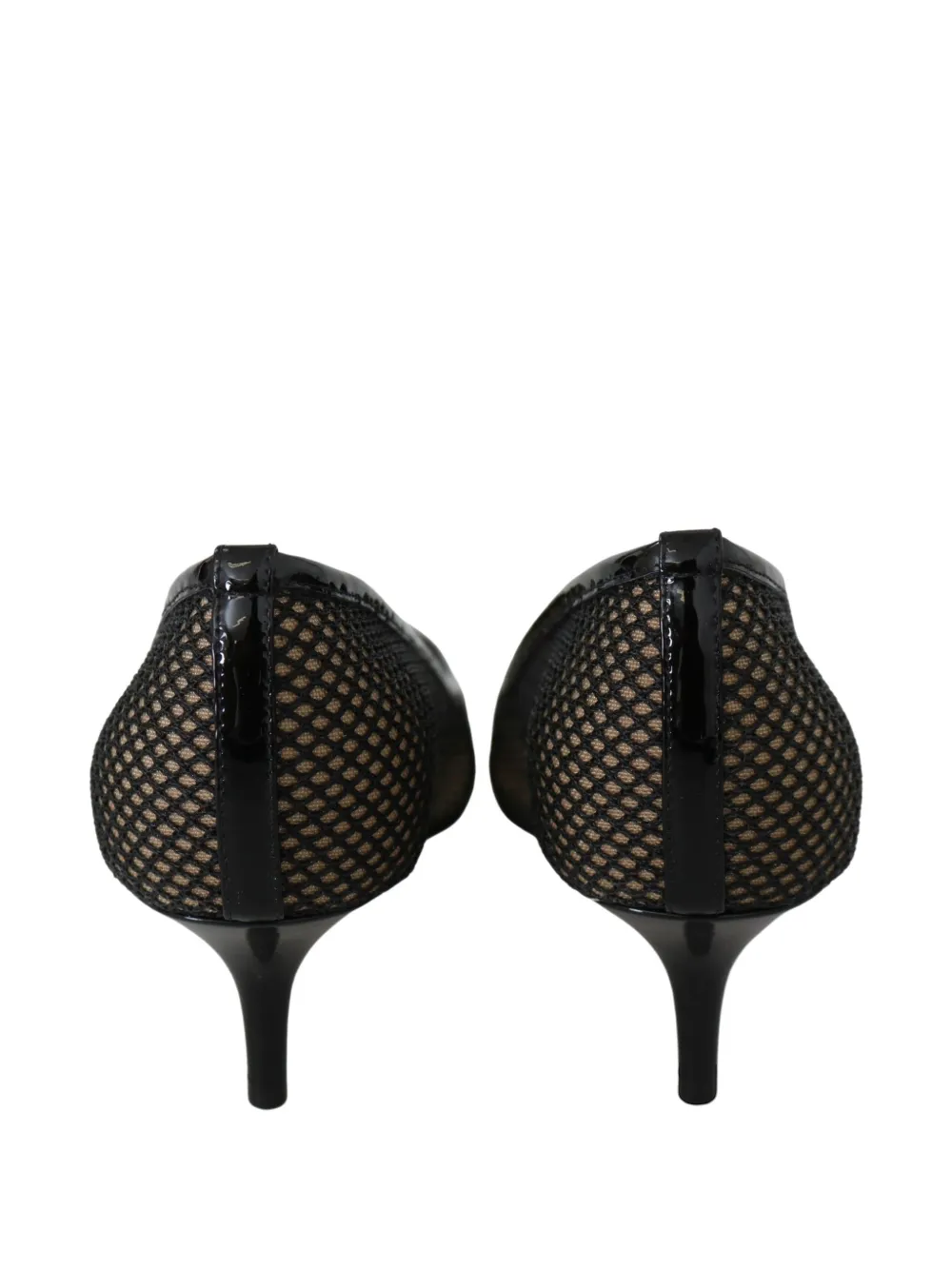 Jimmy Choo Lance mesh-panel pumps Wit