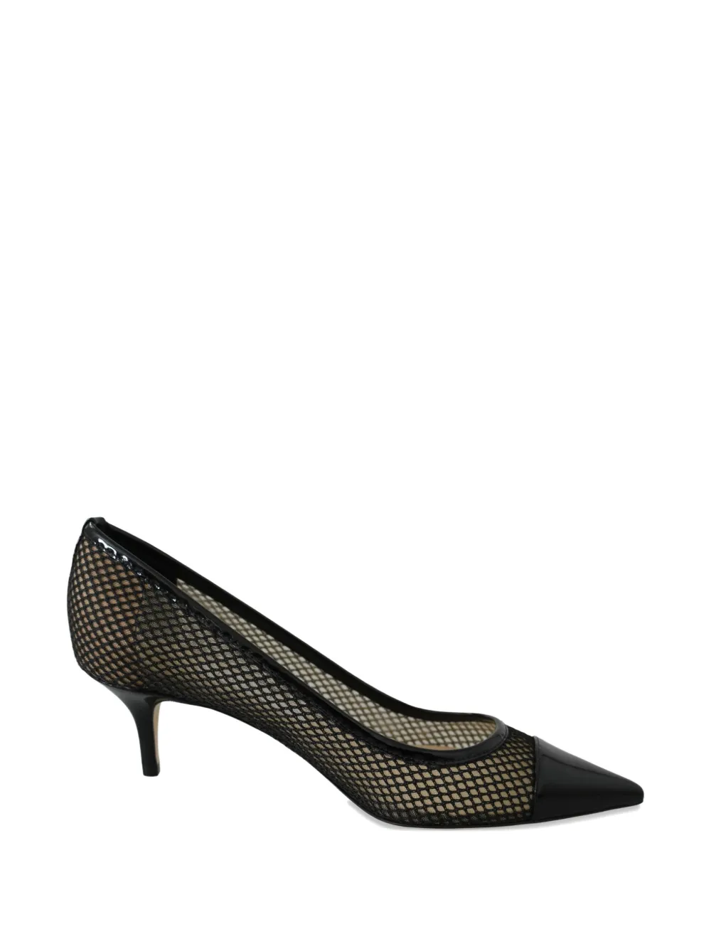 Jimmy Choo Lance mesh-panel pumps Wit