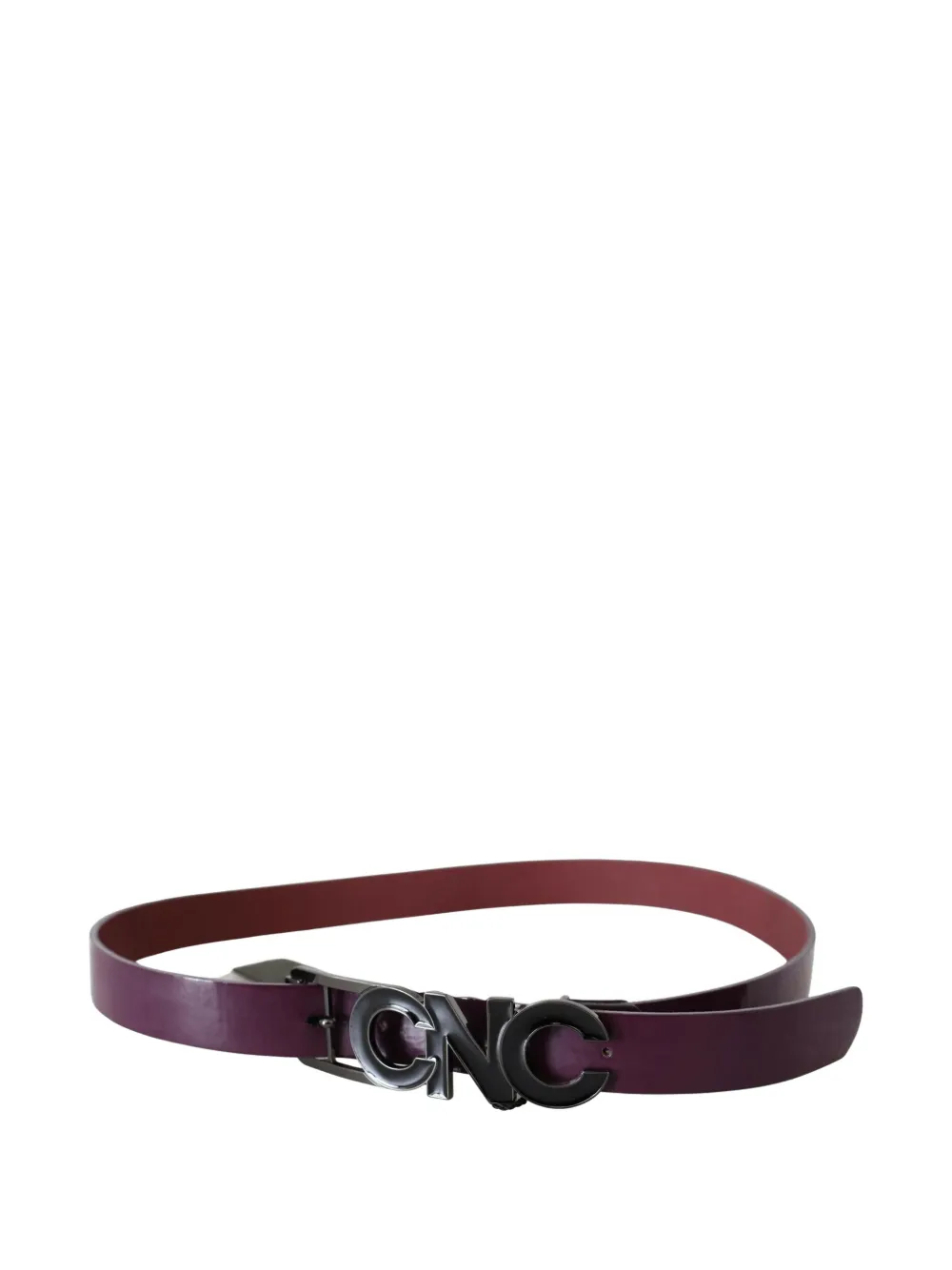 Costume National Leren riem Bruin