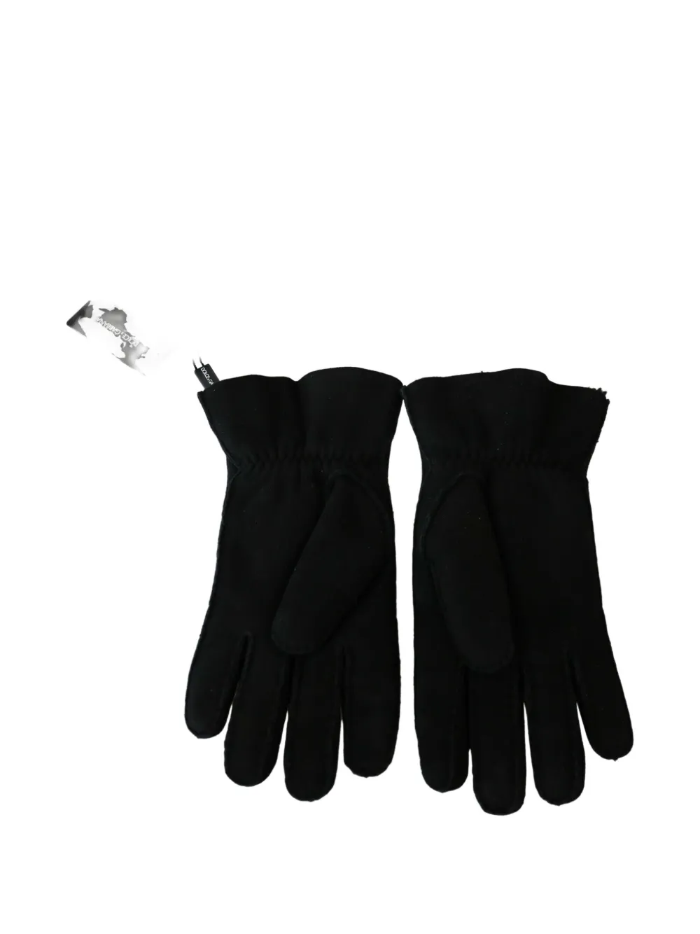 Dolce & Gabbana Suede Gloves In Brown