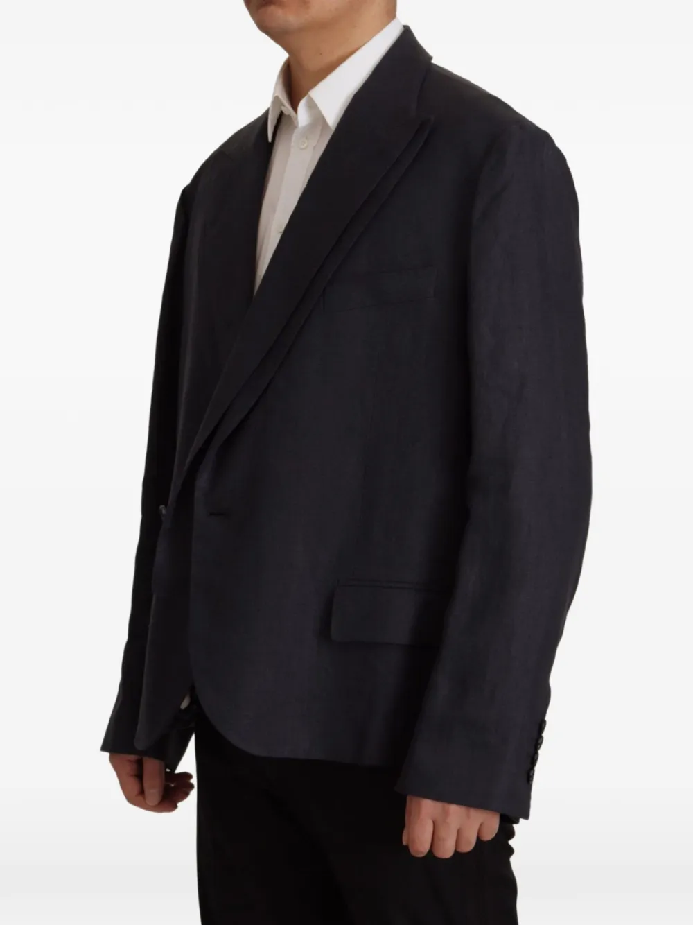 Dolce & Gabbana Blazer met dubbele rij knopen Blauw